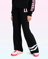 Tween Girls Fleece Wide Leg Pants