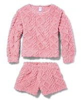 Tween Girls Cable Knit Pajamas