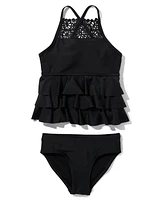 Tween Girls Ruffle Tankini Swimsuit