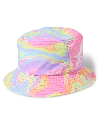 Tween Girls Marble Bucket Hat