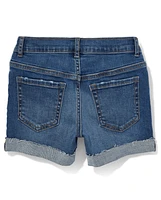 Tween Girls Denim Midi Shorts