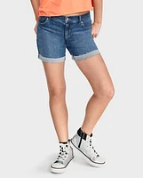 Tween Girls Denim Midi Shorts