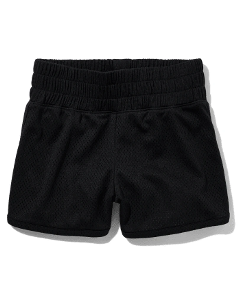 Tween Girls Mesh Dolphin Shorts