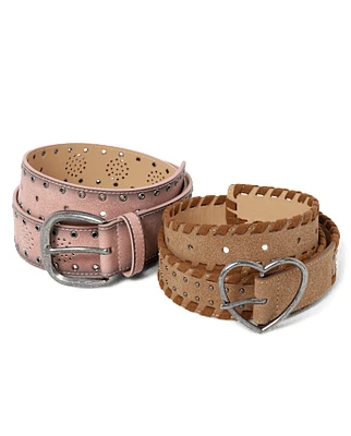 Tween Girls Western Belt 2-Pack