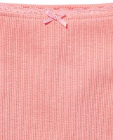 Tween Girls Lace Trim Ribbed Cami 2-Pack