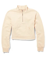 Tween Girls Fleece Half Zip Sweatshirt