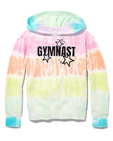 Tween Girls Tie Dye Cropped Graphic Hoodie