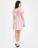 Tween Girls Floral Fit And Flare Dress