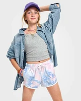 Tween Girls Tie Dye Dolphin Shorts