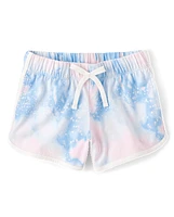 Tween Girls Tie Dye Dolphin Shorts