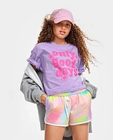 Tween Girls Tie Dye Dolphin Shorts
