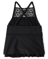 Tween Girls Ruffle Tankini Swimsuit