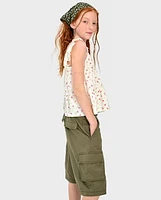 Tween Baggy Cargo Jorts