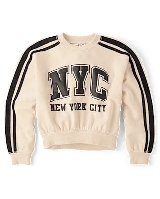 Tween Girls Graphic Premium Fleece Sweatshirt