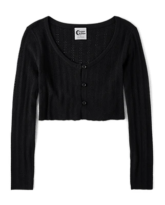 Tween Girls Cropped Cardigan