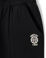 Tween Girls Oversized Premium Fleece Joggers