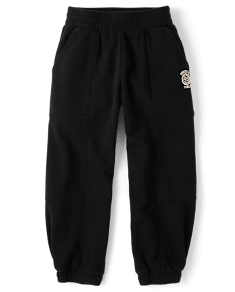 Tween Girls Oversized Premium Fleece Joggers