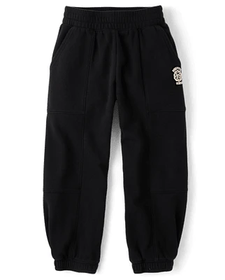 Tween Girls Oversized Premium Fleece Joggers