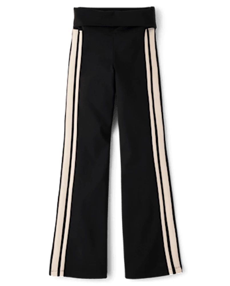 Tween Girls Foldover Flare Leggings