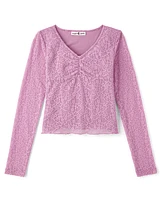 Tween Girls Stretch Lace Top