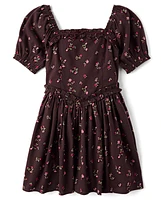 Tween Girls Floral Corset Dress