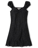 Tween Girls Floral Lace Dress