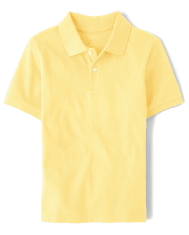 Kids Uniform Pique Polo