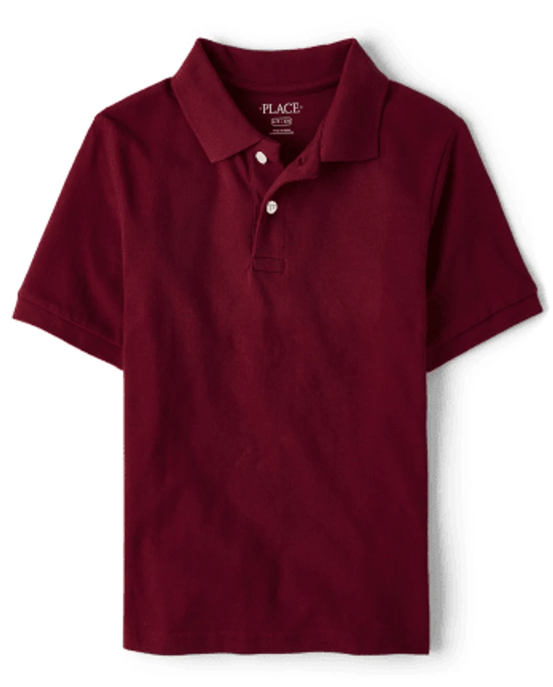Kids Uniform Pique Polo