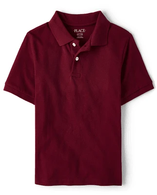 Kids Uniform Pique Polo