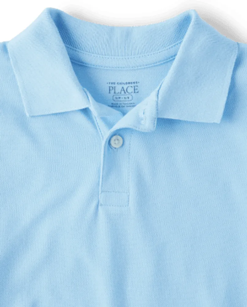 Boys Uniform Pique Polo