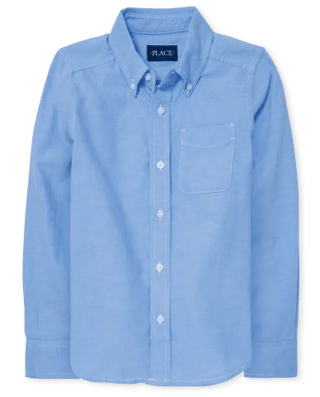 Boys Uniform Oxford Button Down Shirt