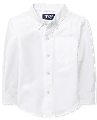 Baby And Toddler Uniform Oxford Button Down Shirt