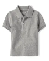 Toddler Boys Uniform Pique Polo