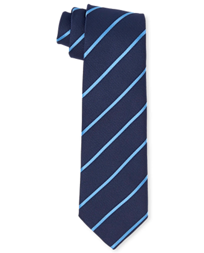 Boys Pinstripe Tie