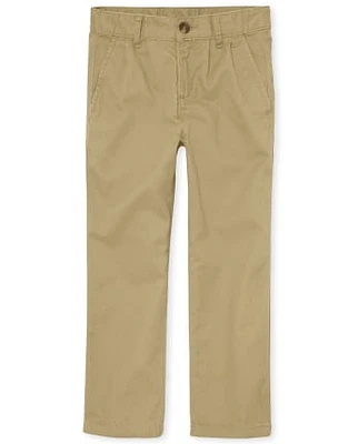 Boys Uniform Straight Chino Pants