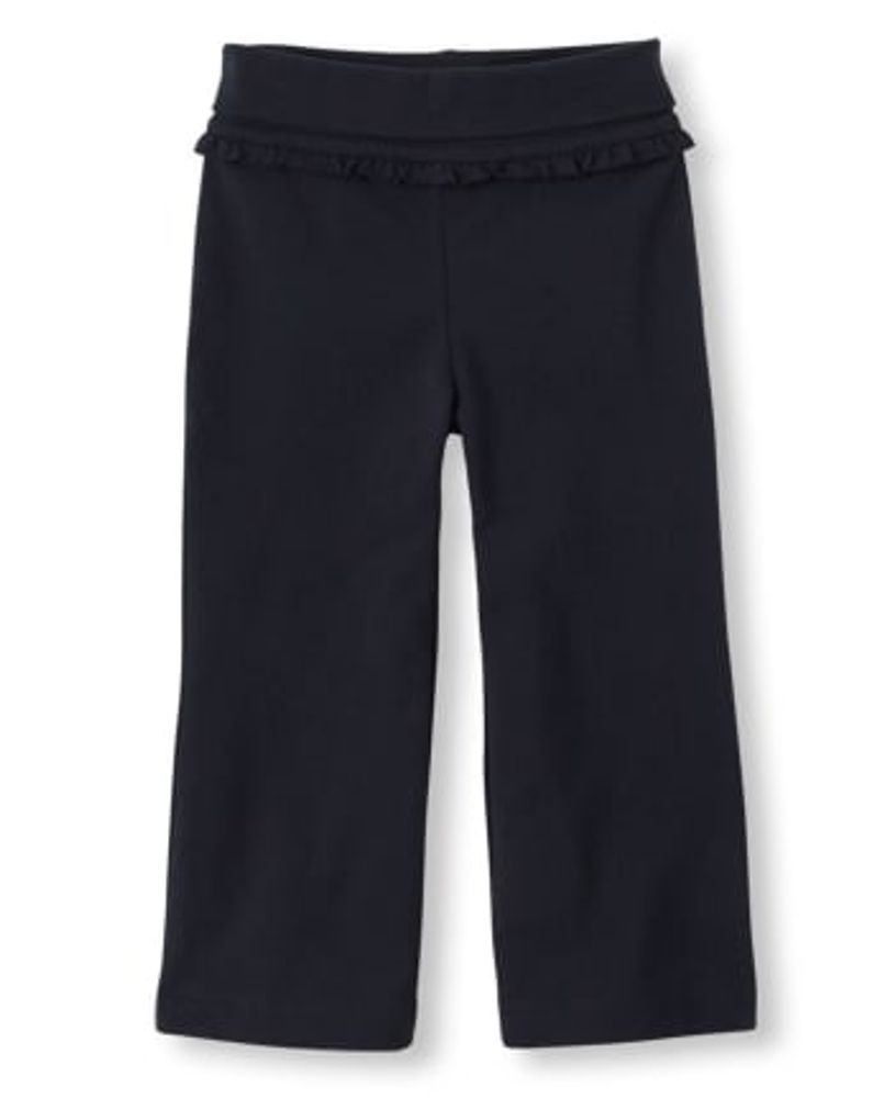 Baby And Toddler Girls Active Foldover Waist Pants