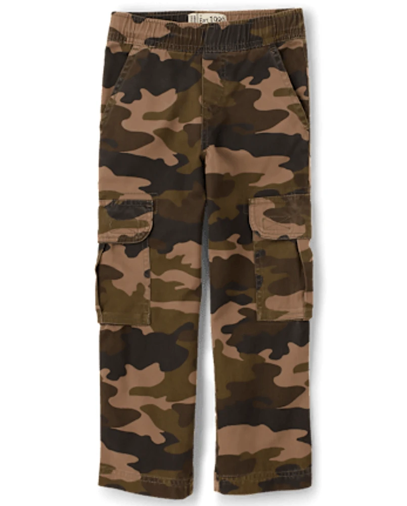 Boys Pull On Cargo Pants