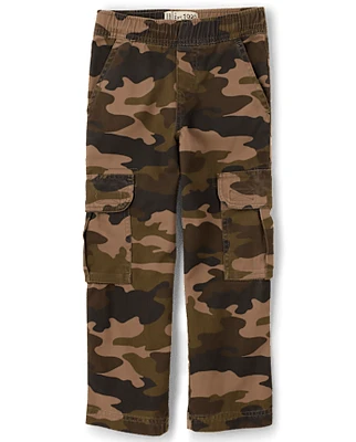 Boys Pull On Cargo Pants