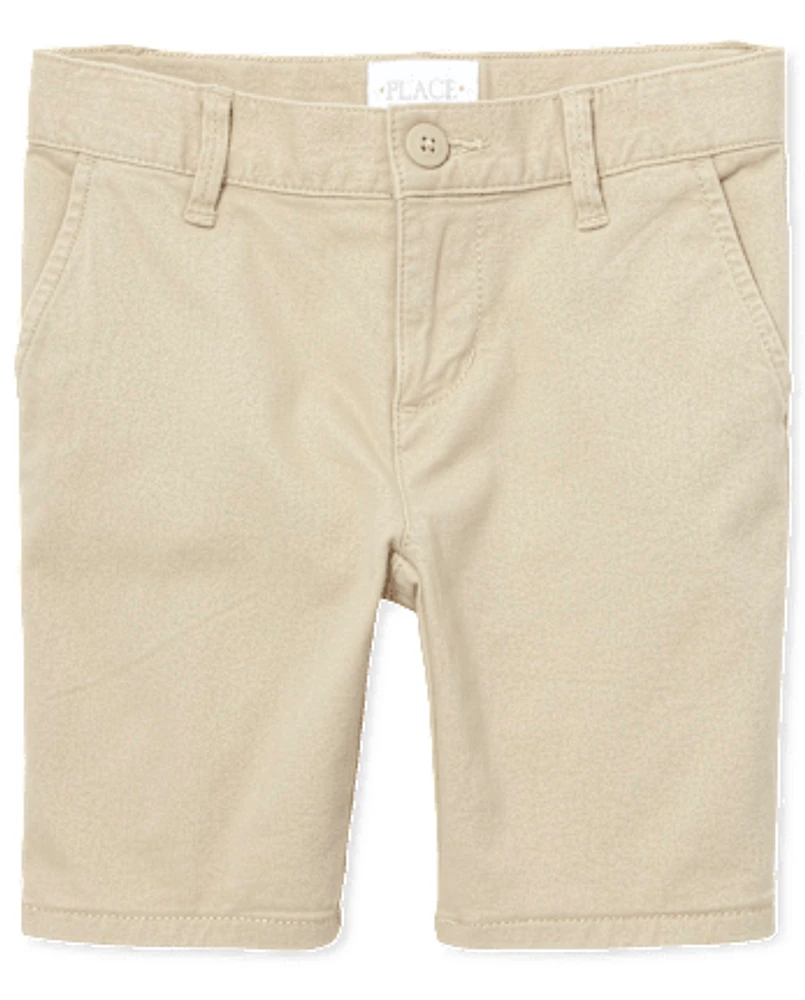 Girls Uniform Stretch Chino Shorts