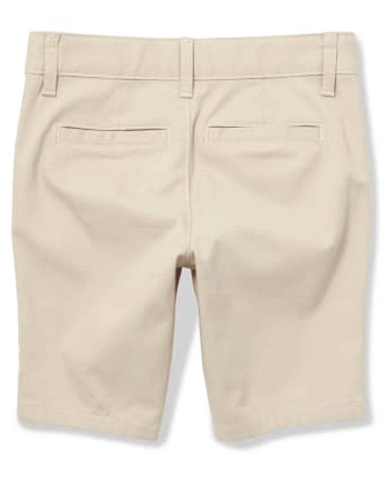 Short chino d'uniforme pour filles