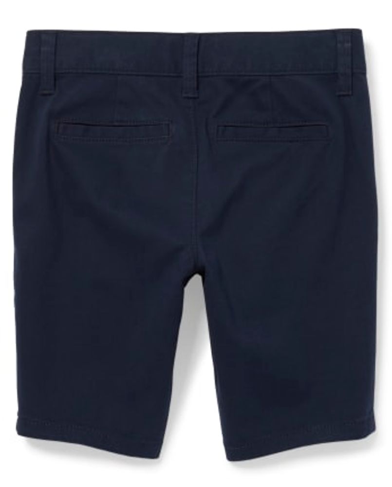 Girls Uniform Stretch Chino Shorts