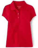 Girls Uniform Pique Polo