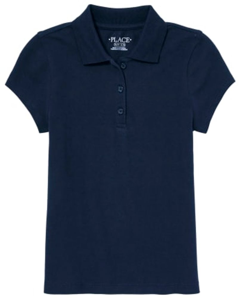 Girls Uniform Pique Polo