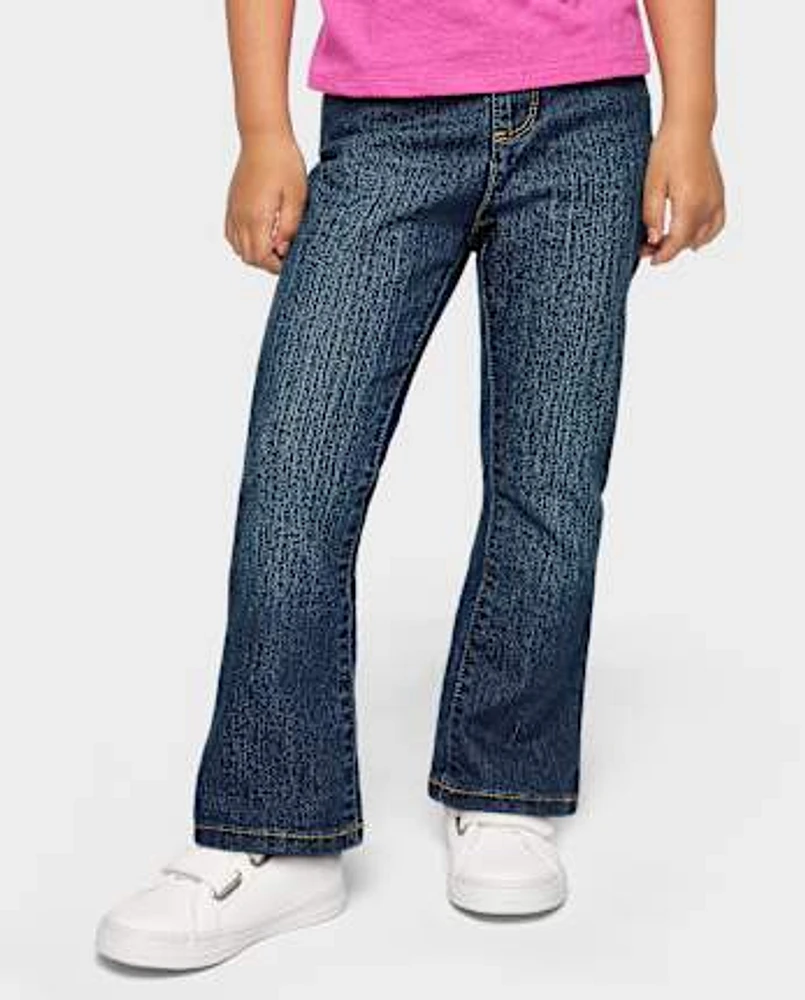 Jean bootcut basique pour bébé et toute-petite fille