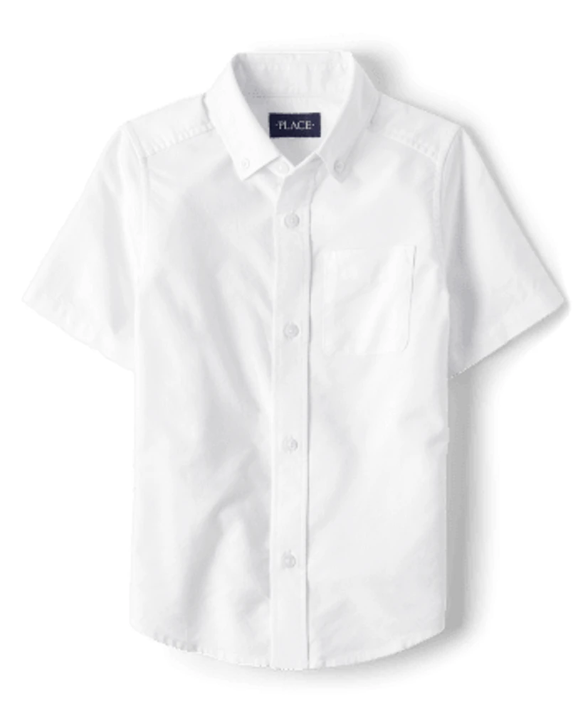 Kids Uniform Oxford Button Down Shirt