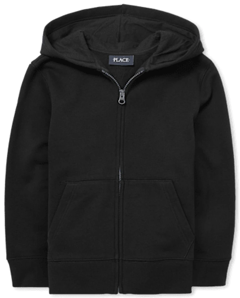 Kids Fleece Zip Up Hoodie