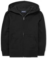 Boys Fleece Zip Up Hoodie