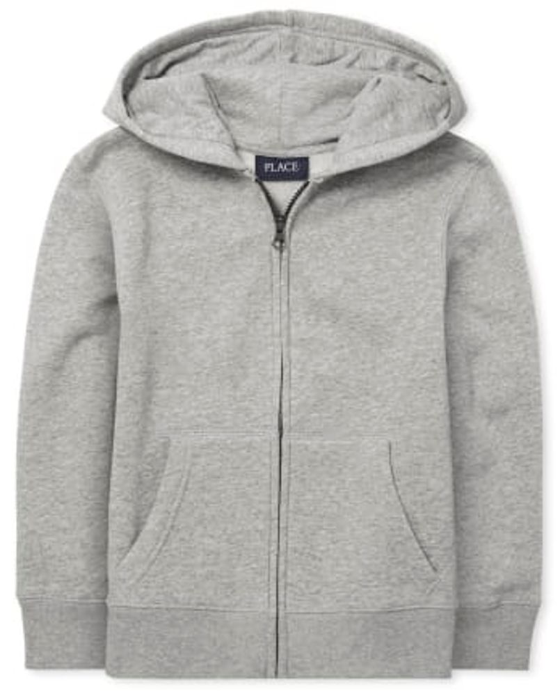 Boys Fleece Zip Up Hoodie