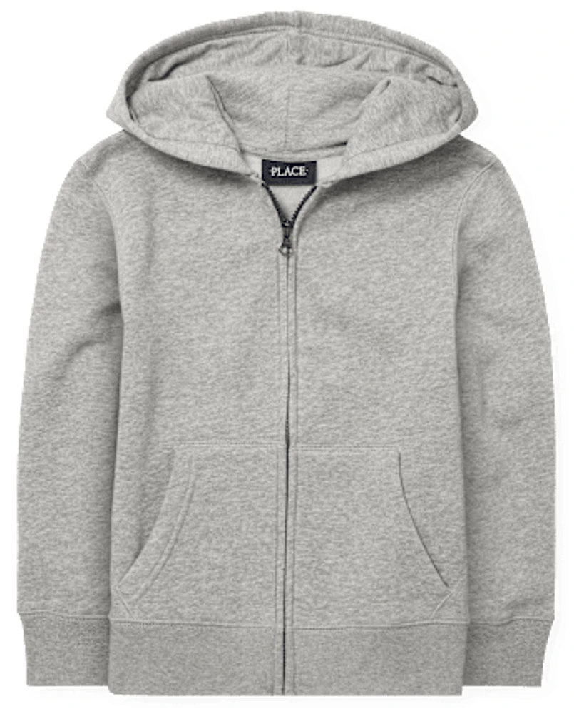 Kids Fleece Zip Up Hoodie