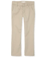 Girls Uniform Stretch Skinny Chino Pants